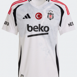 BEŞİKTAŞ 24-25 YENİ SEZON KIRMIZI ÇİZGİLİ FUTBOL FORMASI İSİME ÖZEL FORMA