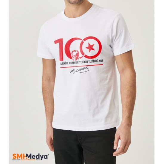 Cumhuriyetimizin 100.Yıl Tişört Model-1 Cumhuriyetimizin 100.Yıl Tişört Model-1