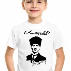 10 Kasım Atatürk Tişörtü - İğneli Rozet Hediyeli