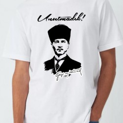 10 Kasım Atatürk Tişörtü - İğneli Rozet Hediyeli
