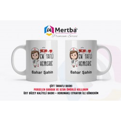 En Tatlı Hemşire Kişiye Özel Kupa Bardak