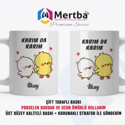 Karımda Karım Kupa Bardağı