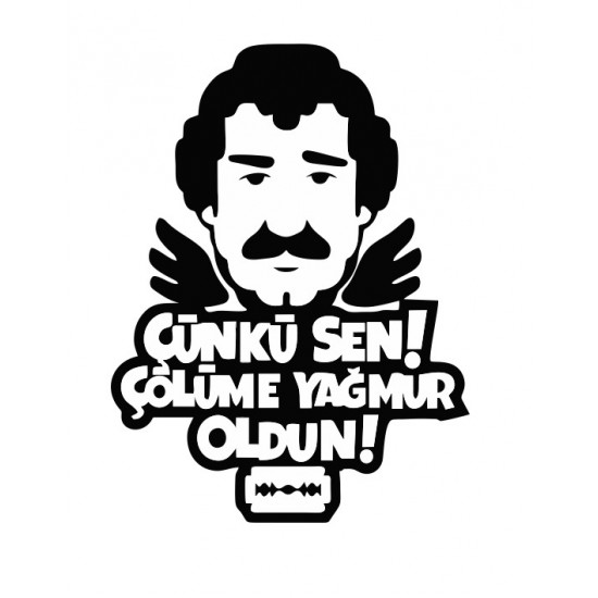 Araç Stickeri Müslüm Gürses Araç Stickeri Müslüm Gürses