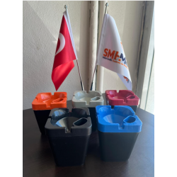 Araç İçi Kişiye Özel Plastik Renkli Küllük