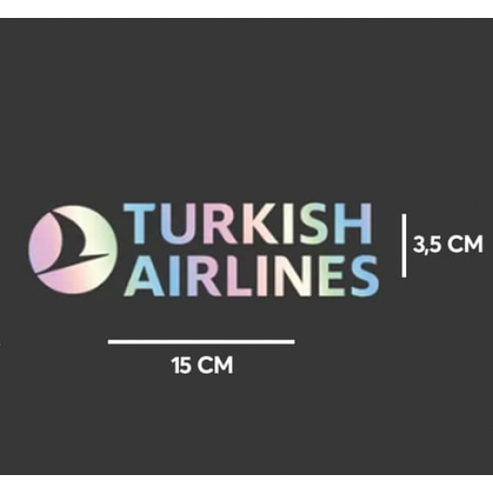 Hologram Turkish Airleness Araç Sticker Hologram Turkish Airleness Araç Sticker