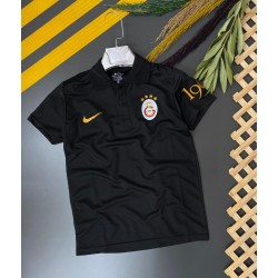 GALATASARAY SİYAH POLO YAKA GÜNLÜK GİYİM TİŞÖRT