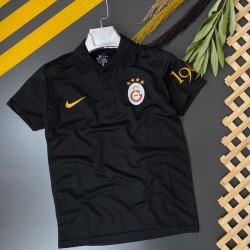 GALATASARAY SİYAH POLO YAKA GÜNLÜK GİYİM TİŞÖRT