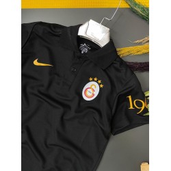 GALATASARAY SİYAH POLO YAKA GÜNLÜK GİYİM TİŞÖRT