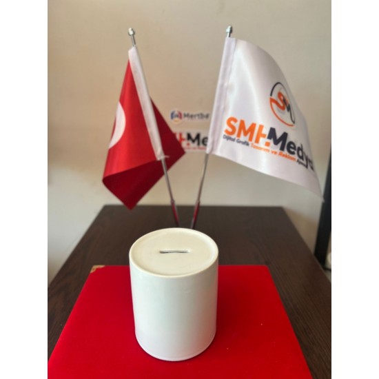 Porselen Beyaz Kumbara Porselen Beyaz Kumbara