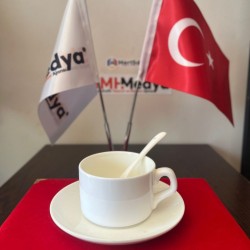 Lüx Latte Beyaz Takımlı Bardak