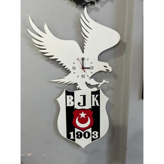 Beşiktaş Ahşap Duvar Saati Beşiktaş Ahşap Duvar Saati