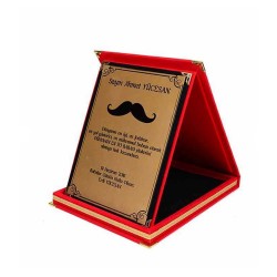Kırmızı Kadife Plaket