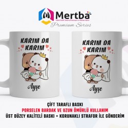 Karımda Karım Kupa Bardağı Model 2