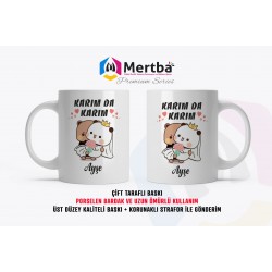 Karımda Karım Kupa Bardağı Model 2