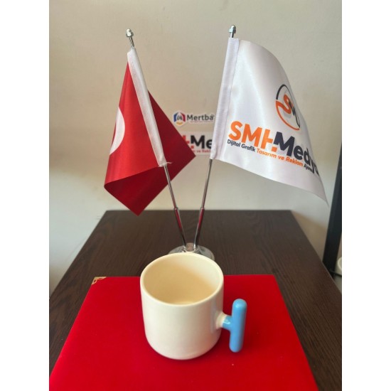 Seramik Latte Bardağı Mavi Seramik Latte Bardağı Mavi