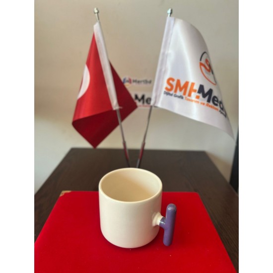 Seramik Latte Bardağı Mor Seramik Latte Bardağı Mor