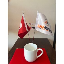 Porselen Oval Beyaz Kupa Bardak