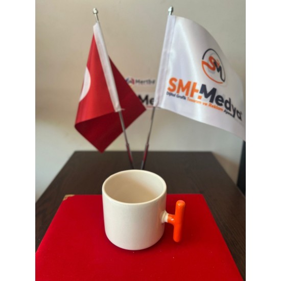 Seramik Latte Bardağı Turuncu Seramik Latte Bardağı Turuncu