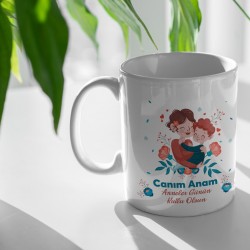 Anneler Gününe Özel Porselen Kupa Bardak