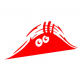 Canavar Göz Sticker Araç Yapıştırması Canavar Göz Sticker Araç Yapıştırması
