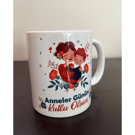 Anneler Gününe Özel Porselen Kupa Bardak Anneler Gününe Özel Porselen Kupa Bardak