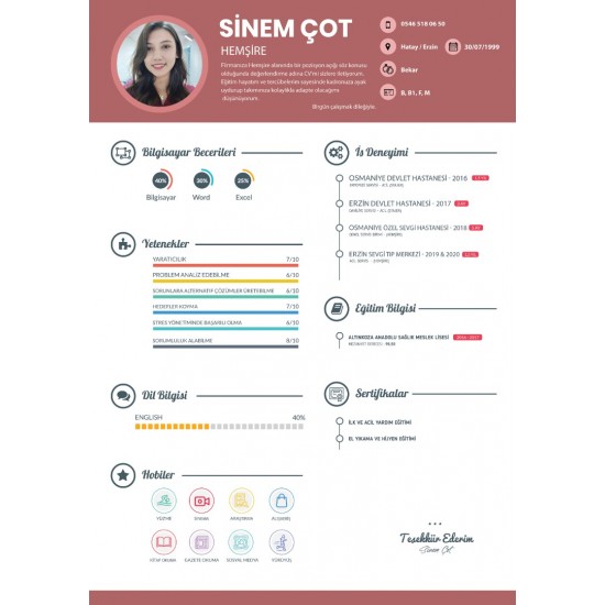 Cv - Özgeçmiş Tasarımı Cv - Özgeçmiş Tasarımı