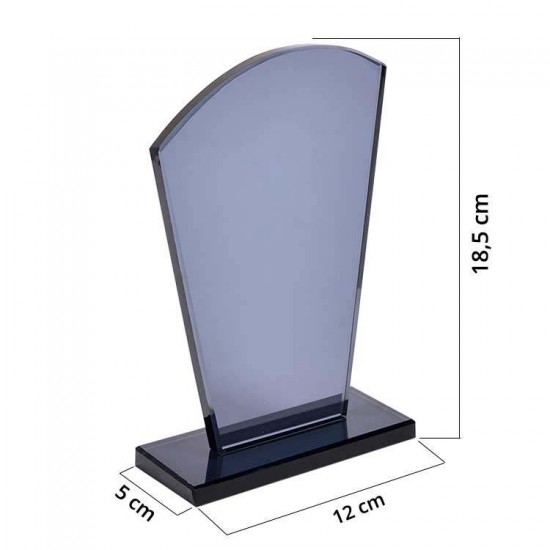 Füme Kristal Plaket Füme Kristal Plaket